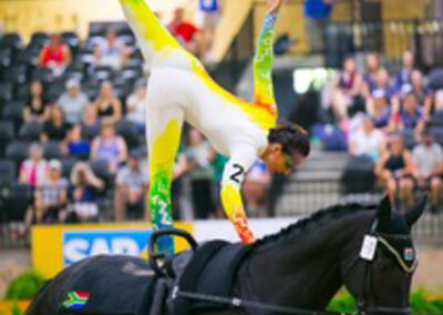 Vaulting at Riba Stables in Kyalami