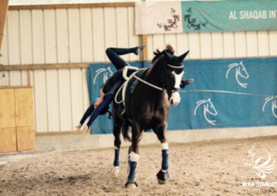 Vaulting at Riba Stables in Kyalami